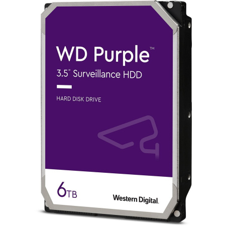 WD Жорсткий диск 6TB 3.5" 256MB SATA Purple Surveillance - фото 2