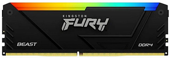 Пам'ять ПК Kingston DDR4 32GB KIT (16GBx2) 3200 FURY Beast RGB