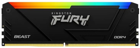 Пам'ять ПК Kingston DDR4 32GB KIT (16GBx2) 3200 FURY Beast RGB - фото 1