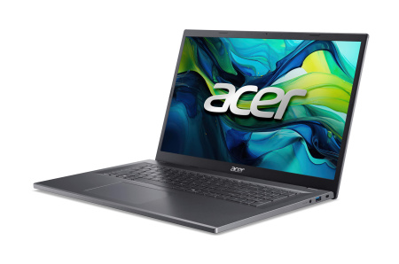 Acer Ноутбук Aspire 17 A17-51M 17.3" FHD IPS, Intel 7-150U, 16GB, F512GB, UMA, Lin, сірий - фото 3