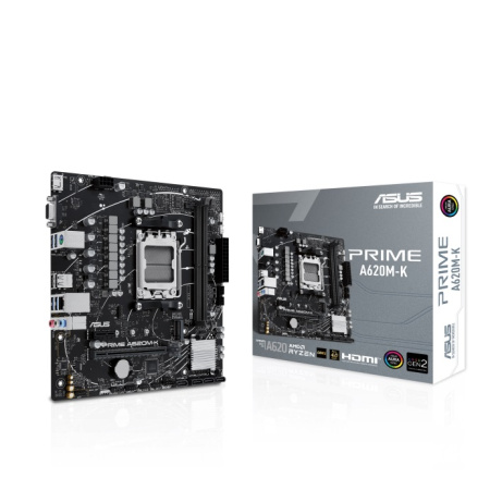 ASUS Материнcька плата PRIME A620M-K sAM5 A620 2xDDR5 HDMI D-Sub mATX - фото 7 ASUS Материнcька плата PRIME A620M-K sAM5 A620 2xDDR5 HDMI D-Sub mATX - фото 7