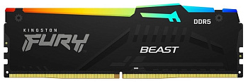 Kingston Пам'ять ПК DDR5 16GB 5600 FURY Beast RGB