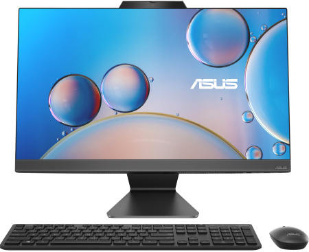 ASUS Комп'ютер персональний моноблок M3402WFAK-BPC0150 23.8" FHD AG, AMD R3-7320U, 8GB, F512GB, UMA, WiFi, кл+м, без ОС, чорний - фото 1