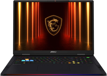 Ноутбук MSI Raider 18 HX AI A2XWIG-251UA 18" UHD+, Intel U9-285HX, 64GB, F2TB, NVD5080-16, W11, чорний - фото 2