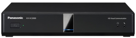 Відеотермінал Panasonic KX-VC2000 2xGE LAN, 1xUSB-A, 6xHDMI, SIP, H.323, 1080p30 - фото 1