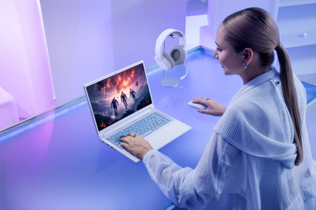 Acer Ноутбук Nitro V 14 ANV14-61 14.5" WQXGA IPS, AMD R7-8845HS, 32GB, F1TB+F1TB, NVD4050-6, Lin, білий - фото 14