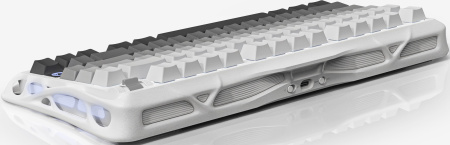 Клавіатура механічна GravaStar Mercury K1 80keys, GravaStar x Kailh Cheery Pink, EN, BT/WL/USB, білий - фото 9