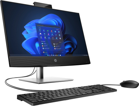 HP Комп'ютер персональний моноблок ProOne 440-G9 23.8" FHD IPS AG, Intel i5-12400T, 8GB, F256GB+1Tb, UMA, WiFi, кл+м, 2р, DOS, чорний - фото 3