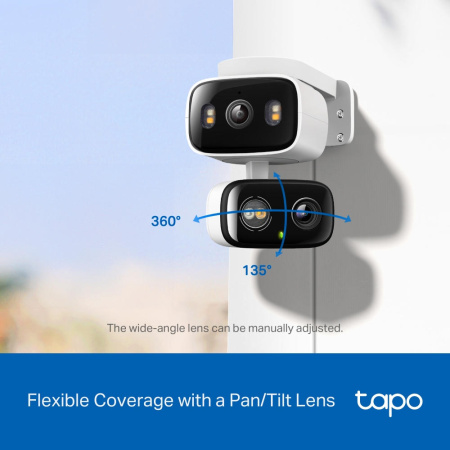 Камера IP з подвійним об'єктивом TP-LINK Tapo C246D 3MP N300 microSD motion detection - фото 10