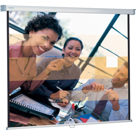 Projecta Екран підвісний Da-Lite SlimScreen 1:1, 96", 1.73x1.73 м, MW - фото 1