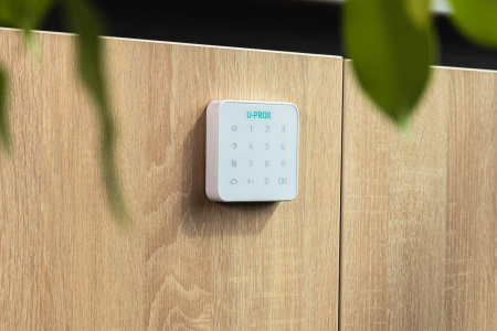 Бездротова сенсорна клавіатура U-Prox Keypad G1 White, 1 група, бездротовий, білий - фото 14
