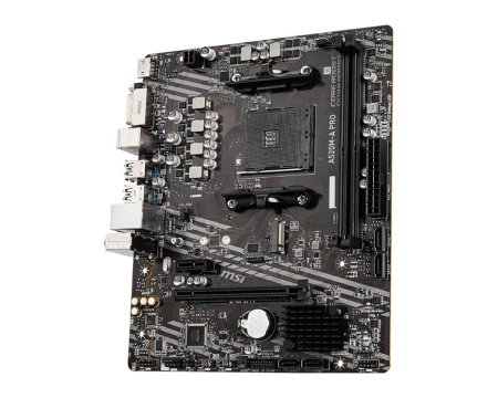 Материнcька плата MSI A520M-A PRO sAM4 A520 2xDDR4 M.2 HDMI DVI mATX - фото 3
