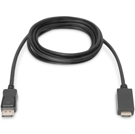 Digitus Кабель DisplayPort > HDMI (M/M), 2м, чорний - фото 3