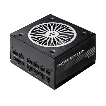 Блок живлення CHIEFTEC PowerUP  (850W), >90%, 80+ Gold, 120мм, 1xMB 24pin(20+4), 2xCPU 8pin(4+4), 3xMolex, 9xSATA, 6xPCIe 8pin(6+2), Fully Modular - фото 1