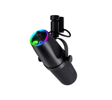 Мікрофон геймінговий CHERRY XTRFY NGALE X, Cardioid, USB-A, 2м, RGB, чорний - фото 2