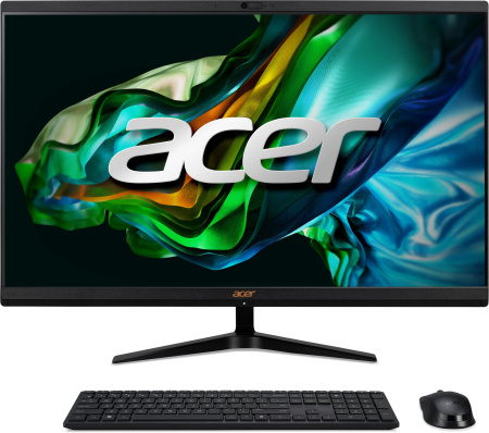 Acer Персональний комп'ютер моноблок Aspire C24-1800 23.8" FHD, Intel i3-1305U, 8GB, F512GB, UMA, WiFi, кл+м, без ОС, чорний - фото 1
