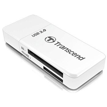 Transcend Кардрідер USB 3.1 Gen 1 microSD/SD White