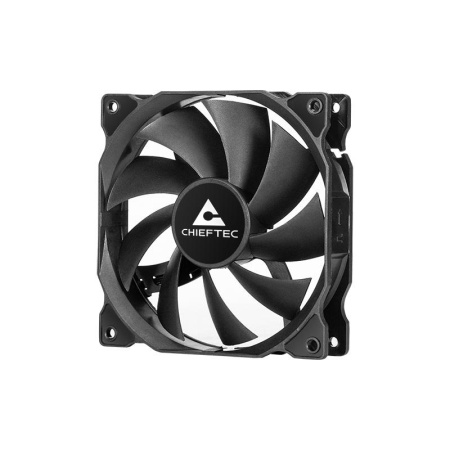 Корпусний вентилятор CHIEFTEC ZF-1225PWM, 120мм, 1600rpm, HDB, 4pin PWM, 25.5dBa, чорний - фото 4