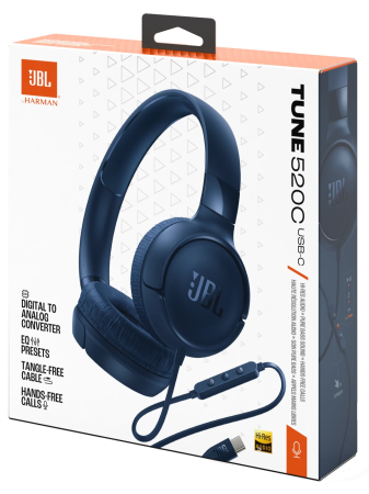Гарнітура JBL TUNE 520C Blue (JBLT520CBLU)  - фото 10