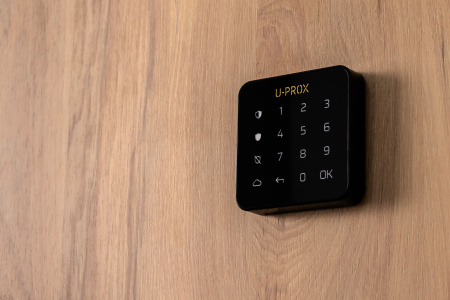Бездротова сенсорна клавіатура U-Prox Keypad G1 Black, 1 група, бездротовий, чорний - фото 23