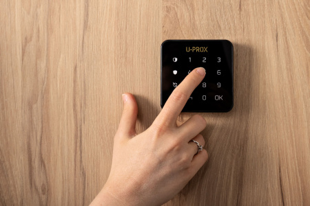 Бездротова сенсорна клавіатура U-Prox Keypad G1 Black, 1 група, бездротовий, чорний - фото 13