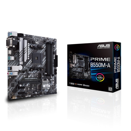 Материнcька плата ASUS PRIME B550M-A sAM4 B550 4xDDR4 M.2 HDMI DVI D-Sub mATX - фото 8