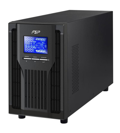 FSP Джерело безперебійного живлення Champ 1K, 1000VA/900W, LCD, USB, 3xSchuko - фото 1