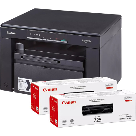 БФП А4 ч/б Canon i-SENSYS MF3010 (бандл з 2-ма картриджами) - фото 1
