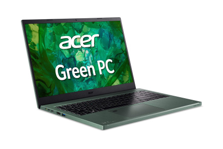 Acer Ноутбук Aspire Vero AV15-53P 15.6" FHD IPS, Intel i5-1335U, 16GB, F512GB, UMA, Lin, зелений - фото 3