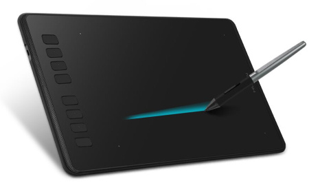 Графічний планшет Huion 8.7"x5.4" H950P, microUSB, чорний - фото 6