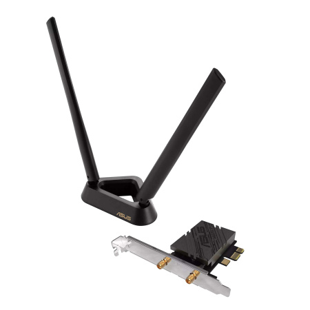 Адаптер WiFi ASUS PCE-BE92BT BE9400, PCI-Express x1, BT5.4 - фото 1