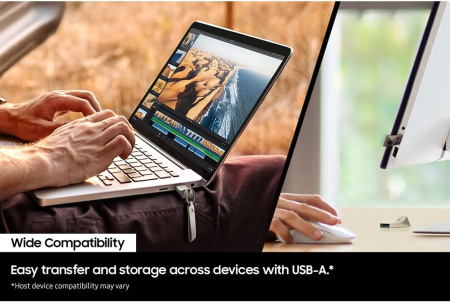 Накопичувач Samsung 512GB USB 3.1 Type-A Bar Plus Сірий - фото 2