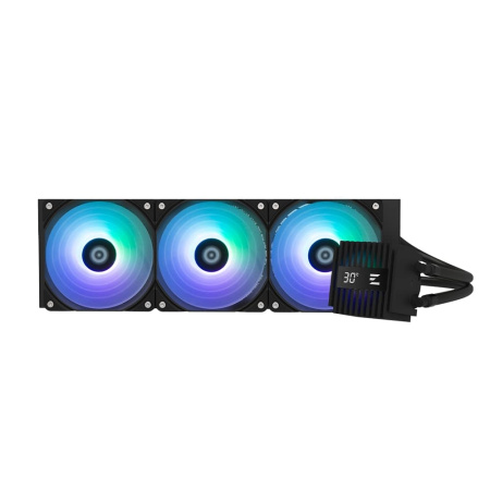 Система рідинного оxолодження  Zalman Alpha 2 A36 ARGB, LGA1700, 1200, 115x, AM5, AM4, TDP 360W, чорний - фото 5