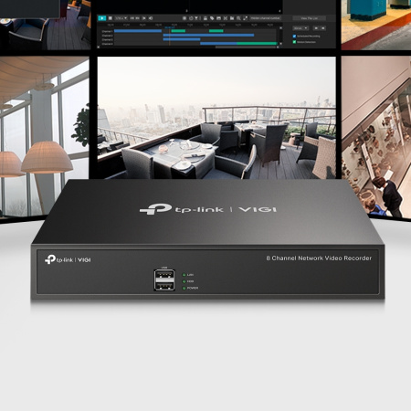 TP-Link IP-Відеорегістратор VIGI NVR1008H 8 каналів, 2xUSB, H265+, 1xHDD, до 10 ТБ - фото 3