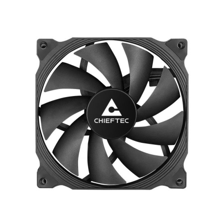 Корпусний вентилятор CHIEFTEC ZF-1225PWM, 120мм, 1600rpm, HDB, 4pin PWM, 25.5dBa, чорний - фото 2