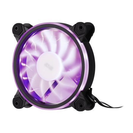Корпусний вентилятор 2E GAMING Air Cool ACF1206-ARGB, 120мм, 1200rpm, 6pin, 25dBa, чорний - фото 2