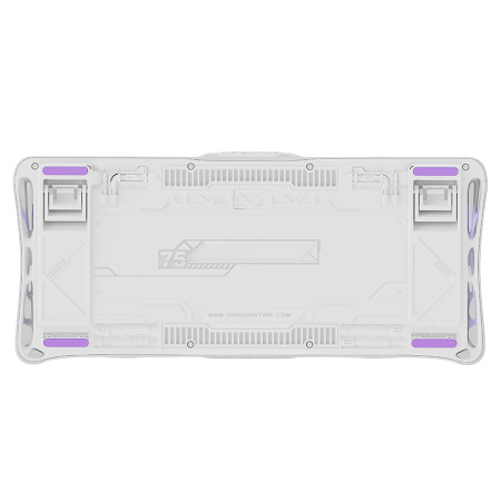 Клавіатура механічна GravaStar Mercury V75 80keys, Magnetic Jade Pro, 8K, USB-A, RGB, Mecha Gray - фото 17 Клавіатура механічна GravaStar Mercury V75 80keys, Magnetic Jade Pro, 8K, USB-A, RGB, Mecha Gray - фото 17