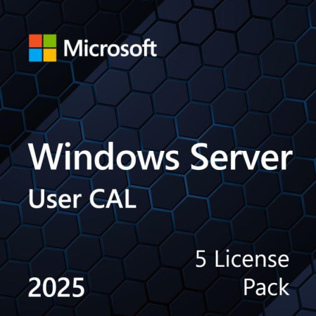 Microsoft Windows Server 2025 CAL 5 User англ, ОЕМ без носія - фото 1