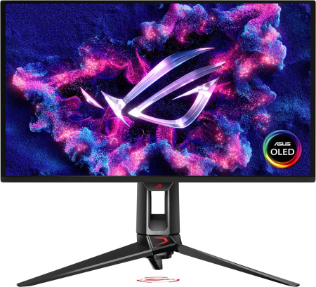 Монітор Asus 26.5" ROG Swift PG27UCDM 2xHDMI, DP, USB-C, 3xUSB, QD-OLED, 3840x2160, 240Hz, 0.03ms, DCI-P3 99%, FreeSync, Pivot, HDR400 - фото 3