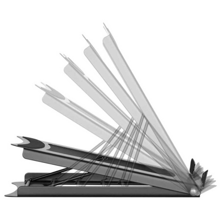 Підставка для ноутбука DIGITUS Mobile laptop stand, до 15'', чорна - фото 6
