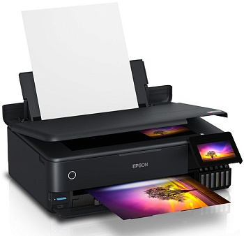 Epson БФП ink color A3 EcoTank L8180 32_33 ppm Duplex USB Ethernet Wi-Fi 6 inks Black Pigment