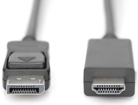 Digitus Кабель DisplayPort > HDMI (M/M), 2м, чорний - фото 2