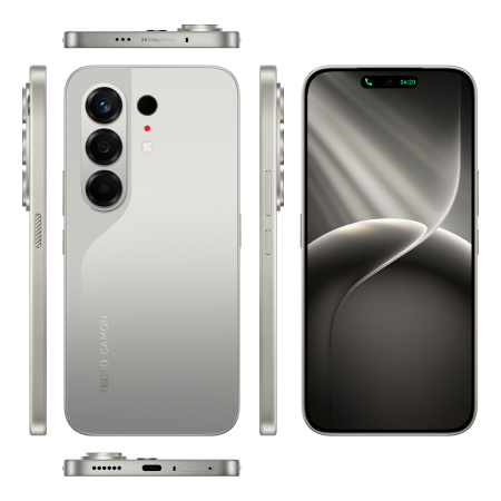 Смартфон TECNO Camon 50 (CN5) 6.78" 8/256ГБ, 2SIM, 6500мА•год, Nebula Titanium - фото 22