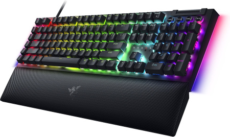 Клавіатура механічна Razer BlackWidow V4, 114key, Yellow Switch, USB-A, EN/RU, RGB, чорний - фото 4