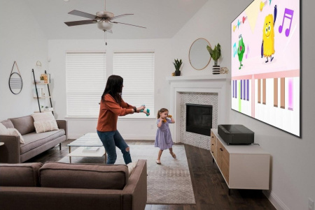 Epson Проєктор домашнього кінотеатру EH-LS800B UHD, 4000 lm, LASER, 0.16, WiFi, Android TV, чорний - фото 2