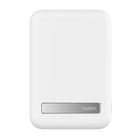 Belkin Акумулятор портативний літій-іонний Power Bank 8000мА·год, 15Вт, MagSafe Qi2, білий - фото 1