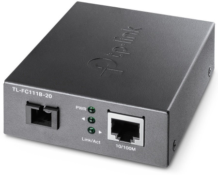 TP-Link Медіаконвертер FC111B-20 1xFE, 100Base-LX, SM, WDM, 20km, SC - фото 1