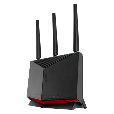 ASUS Маршрутизатор RT-BE86U BE6800, 3x2.5GE LAN, 1x2.5GE LAN/WAN, 1x10GE LAN/WAN, 1xUSB3.2, 1xUSB2.0, MESH - фото 1