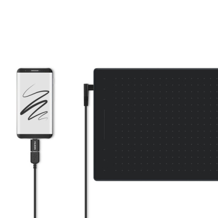 Графічний планшет Huion 11"x6.8" RTP-700, USB-C, чорний - фото 4