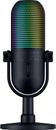 Razer Мікрофон геймінговий Seiren V3 Chroma, Uni, RGB, USB-A, 2м, чорний - фото 4